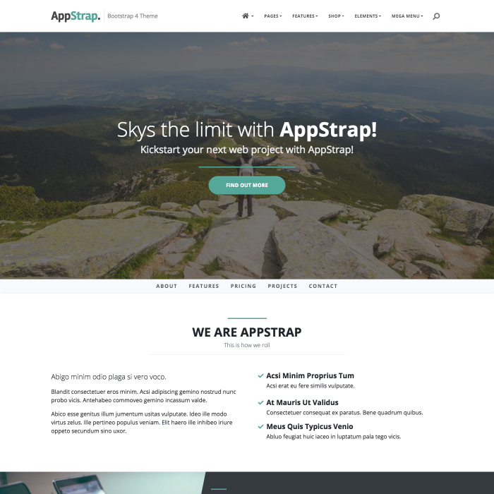 index-onepager-submenu page thumbnail