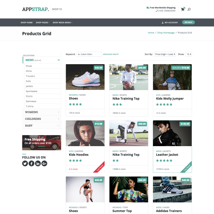 shop-grid page thumbnail